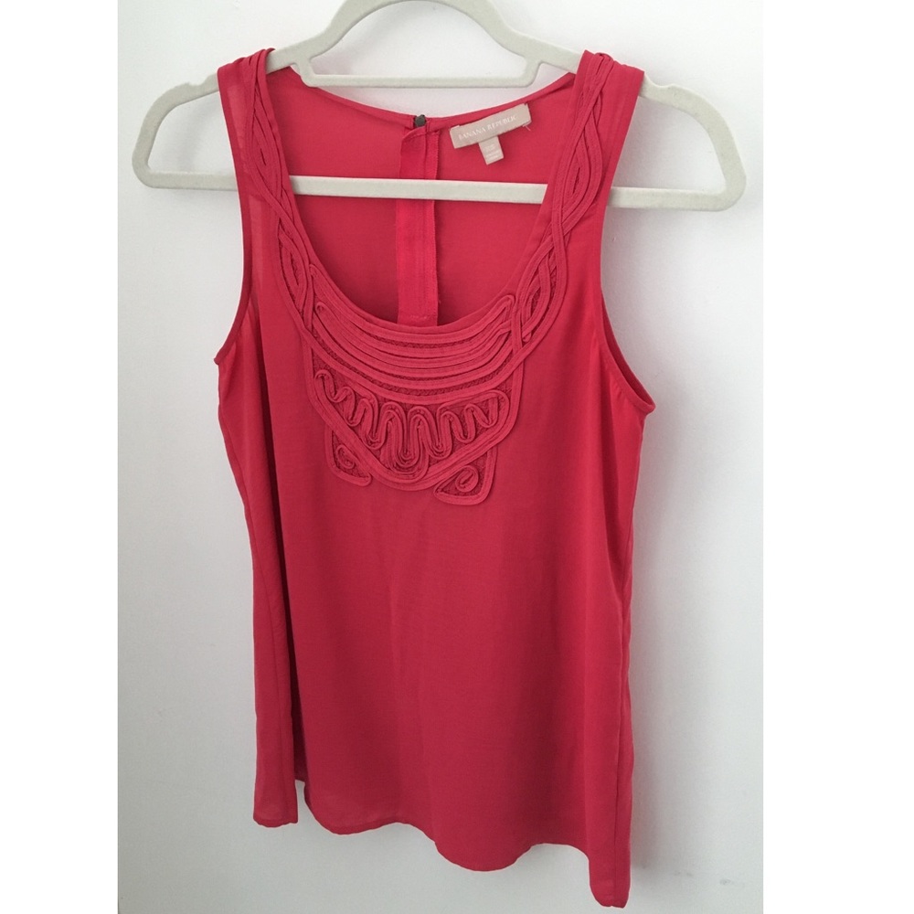 Banana Republic Fuchsia Sleeveless Top